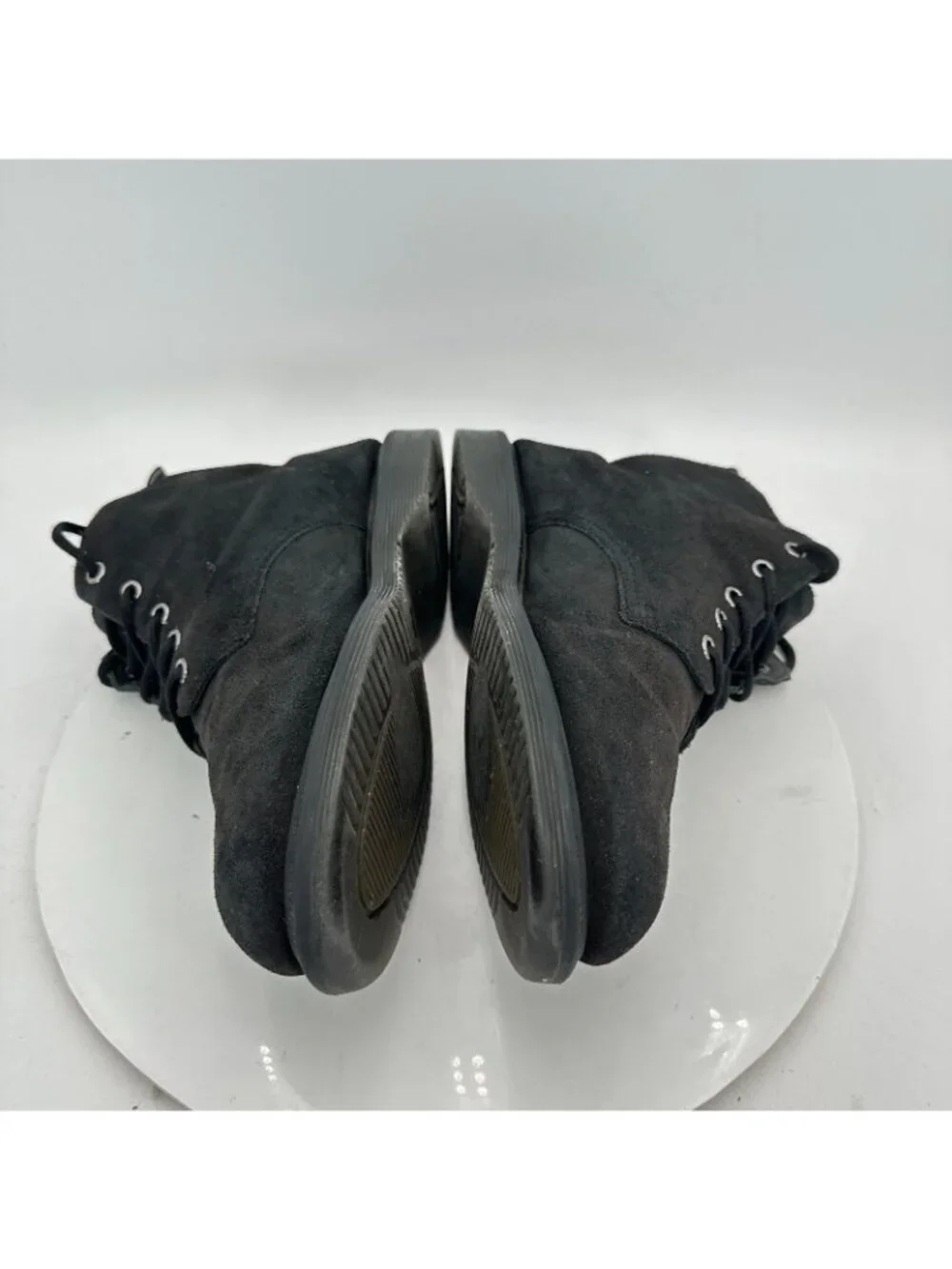 Dr. Martens Emmeline Women Size 9 Black Smooth Leather Lace Up Ankle Boot